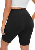 AusLook Plus Size Biker Shorts - High Waist Tummy Control for Women | Fitness & Yoga Gym Wear