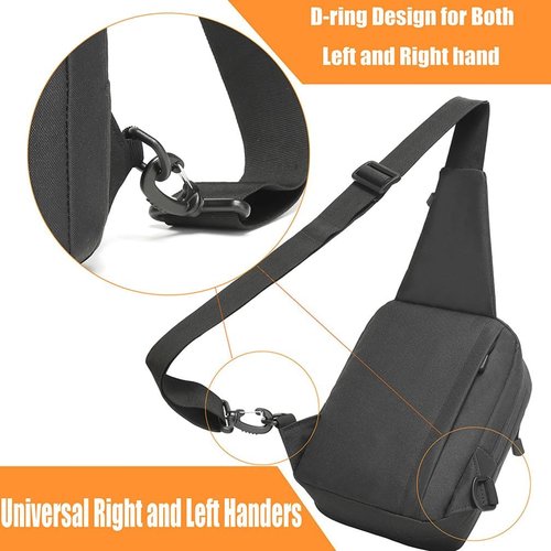 CCW Sling Bag - Concealed Carry Chest Gun Bag for Men & Women | EDC Shoulder Crossbody with Holster
