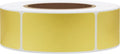 Hybsk Gold Color-Coding Labels - 1x2 Inch Rectangle Inventory Stickers | 500 Labels Per Roll