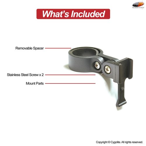Cygolite Seat Post Mount for Hypershot, Hotshot Pro, and Hotshot Bicycle Taillight Series with Hard Mounts