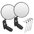 HIFROM Bike Mirror,Bicycle Rear View Mirror, Bike Bar End Mirror, HD Convex and 360 Degrees Rotatable Safe Rearview Bicycle Mirror Pack of 2