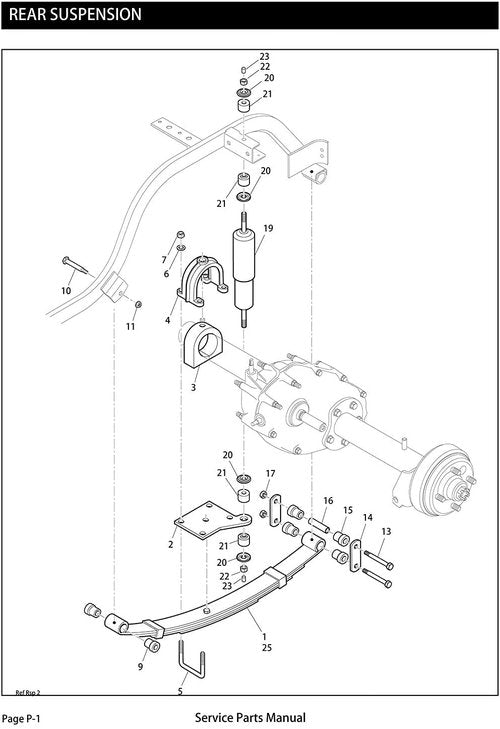 Roykaw Golf Cart Front and Rear Shock Absorbers Compatible with EZGO TXT 1994-Up G&E Golf Cart,Heavy Duty Shock Absorbers, OEM# 76418-G01,70248-G01, 70324-G01, 76419-G01,70928-G01
