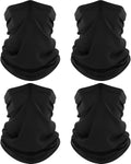 Skiennix Neck Gaiter - Cooling Breathable Face Mask with UV Protection | 4 Pack for Outdoor Activities
