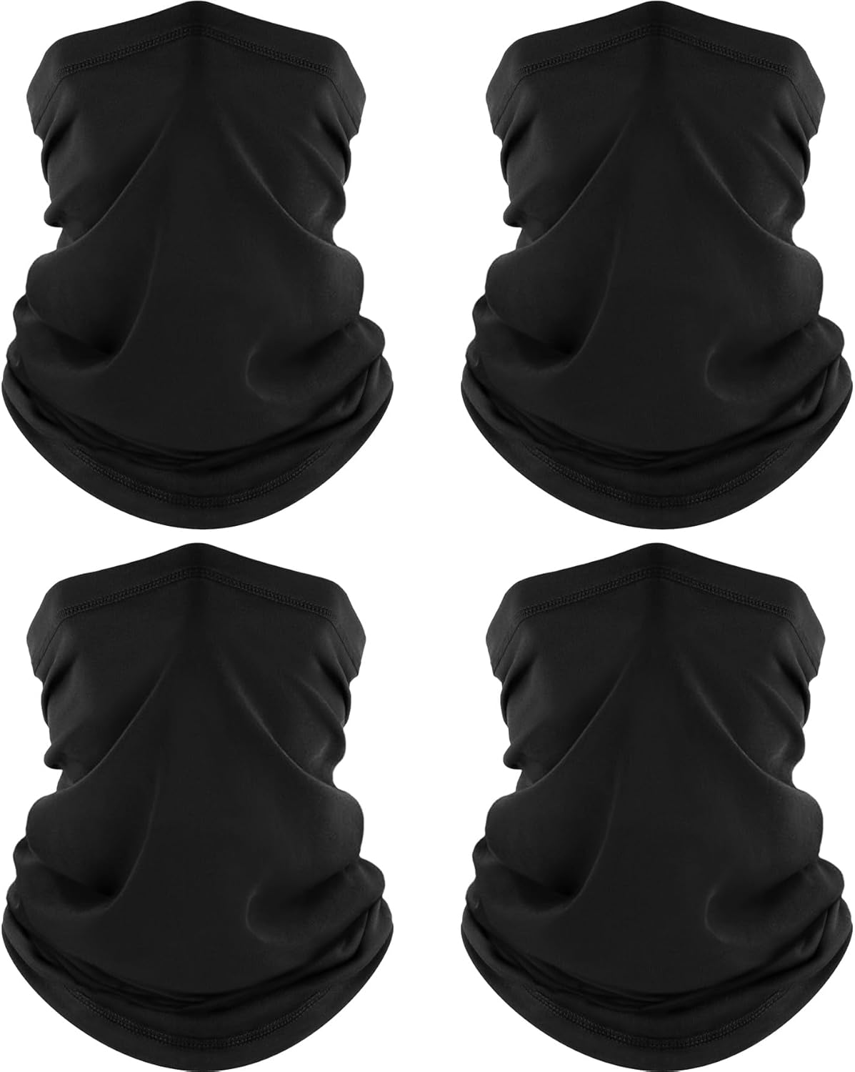 Skiennix Neck Gaiter - Cooling Breathable Face Mask with UV Protection | 4 Pack for Outdoor Activities