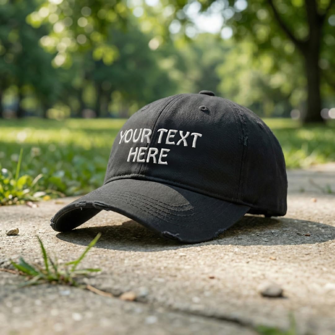 Skiennix Soft Baseball Cap - Custom Cotton Dad Hat for Men & Women | Personalized Text Option