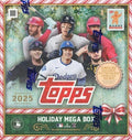 2025 Topps Baseball Holiday Mega Box Sealed Pack Set with Autographs & Parallels