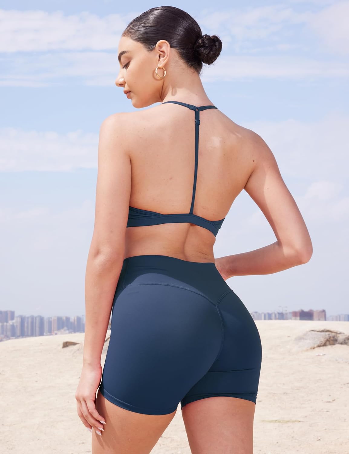 YEOREO Women's Biker Shorts - High Waist Tummy Control | 3.6"/4.5"/6" Workout & Yoga Options