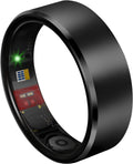 Smart Health Ring 2.0 for Women Men, Slim Scratch & Fingerprint Resistant Design, Efficient Chip Fitness Tracker, Monitors Heart, Graphite 7#