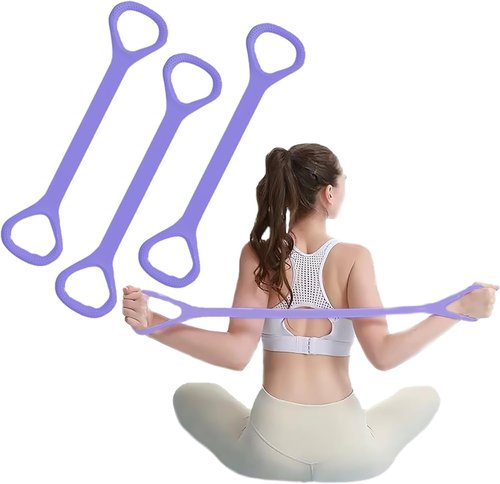 Figure 8 Resistance Band - Elastic Workout Bands with Handles for Arm, Back & Shoulder Training