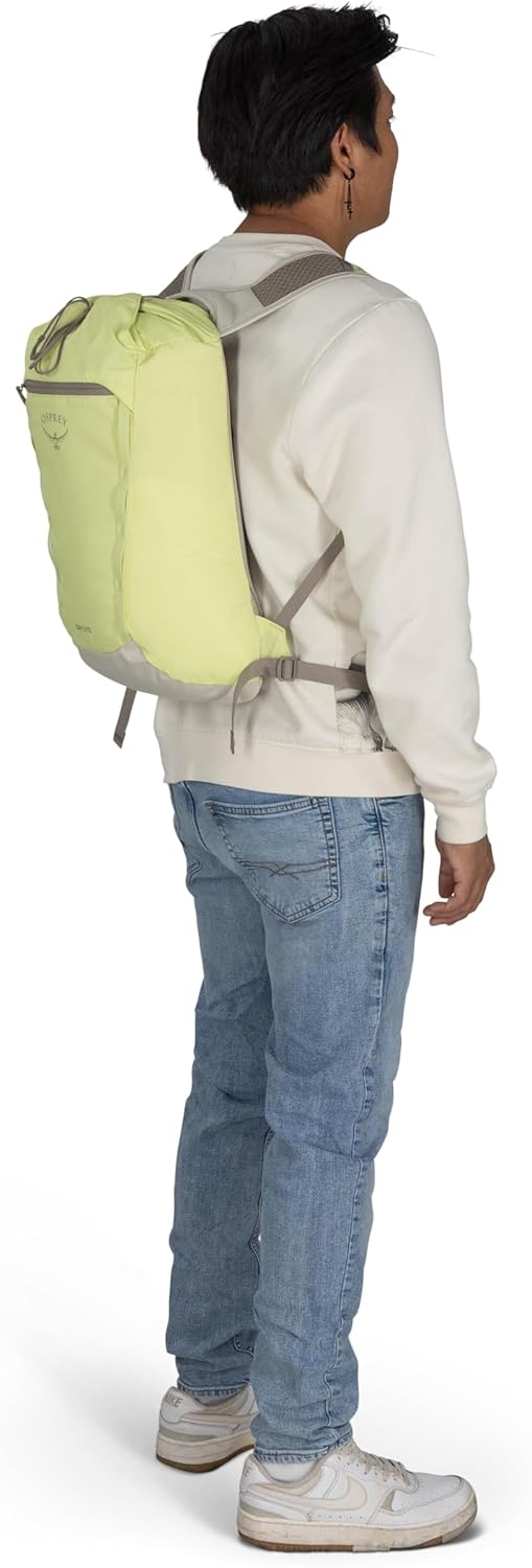 Osprey Daylite Cinch Backpack - Lightweight Travel Bag for Hiking & Festivals | Porcelain Orange