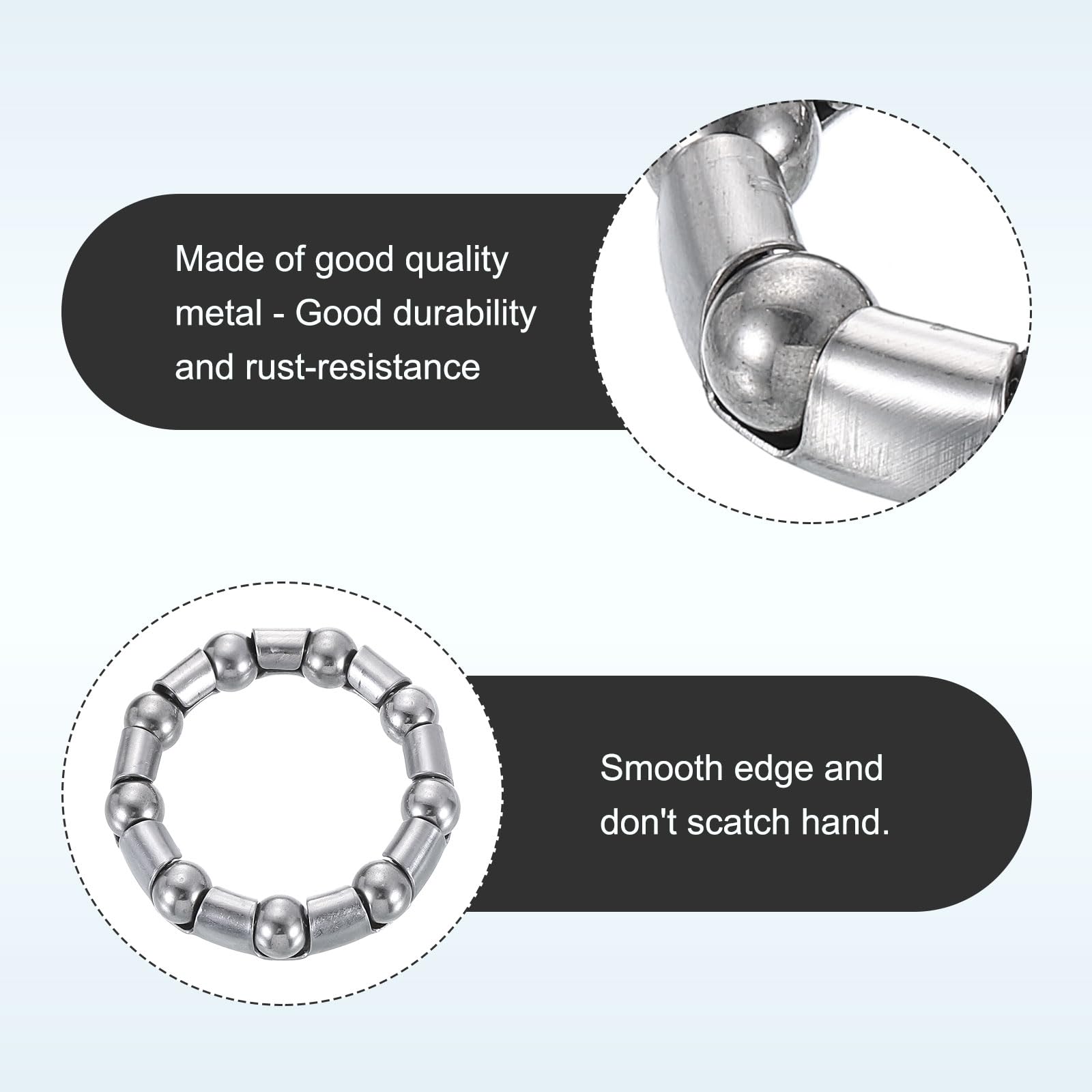 uxcell Bicycle Crank Ball Bearing 5/16Inch (8mm) x 9 Balls, 14pcs Replacement Ball Bearings for Bottom Bracket Bearings Bike Wheel Frame Bearing Repair