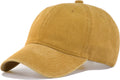 Skiennix Vintage Washed Cotton Baseball Cap - Adjustable Unstructured Low Profile Dad Hat for Men & Women