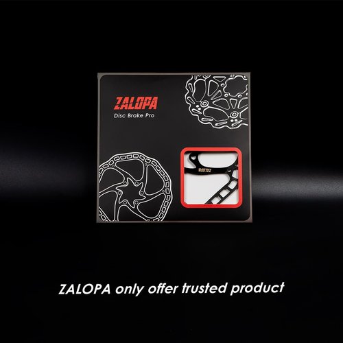 ZALOPA Pro 160mm Disc Brake Rotor R7 for Road Bike Super Light Weight Stainless Steel Mix with Carbon Steel Black
