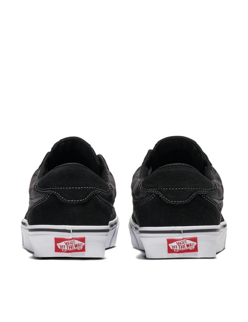Vans Men's Brooklyn LS Shoe - Low-Top Fashion Sneakers for Casual Wear. Canvas Black/Asphalt. 13