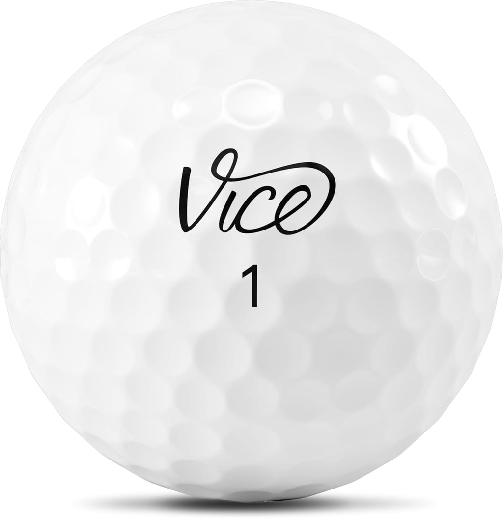 Vice Pro Golf Balls - High-Performance Distance & Control | Premium White Finish