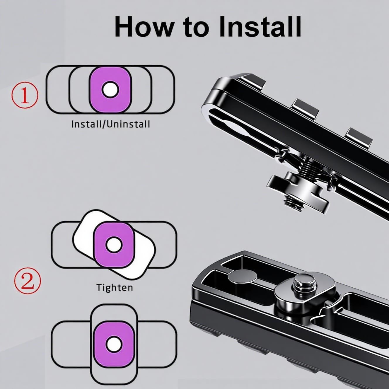 Picatinny Rails - Aluminum Single Section with 12 T-Nuts, 12 Screws & 2 Wrenches | Durable & Versatile