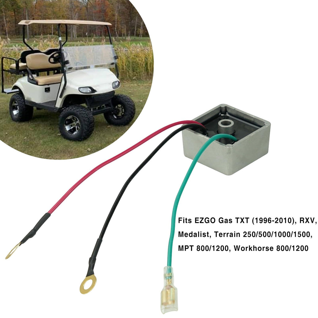 Voltage Regulator Rectifier Replacement for E-Z-GO 1994-UP TXT Golf Cart 27739-G01 27739G01