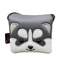 Lovely Golf Mallet Putter Cover Head Cover Headcover, Magnetic Putter Cover Mallet for Men, PU Leather Golf Club Cover Protection - Putter Headcover for Golf Clubs (Square Mallet Putter)
