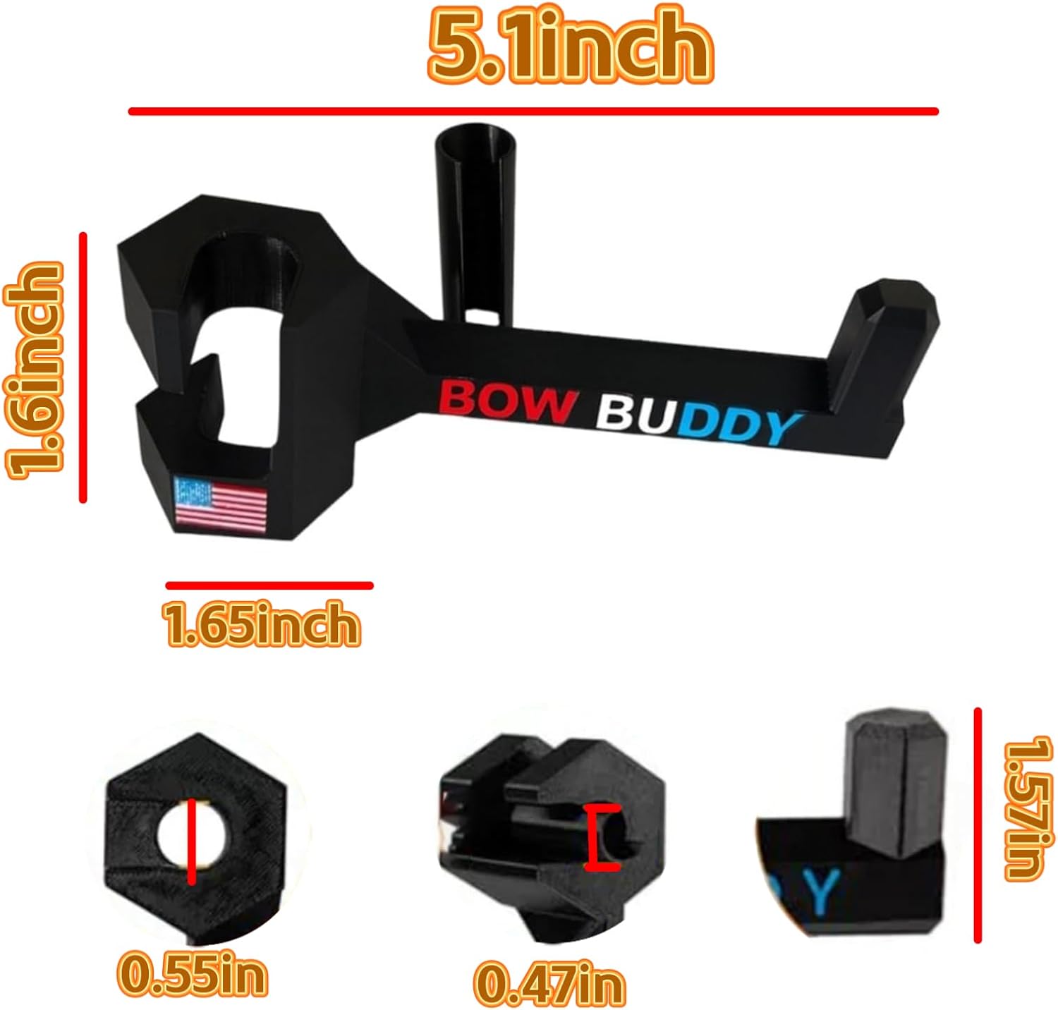 Skiennix Portable Headrest Bow Hanger - Secure Mount for SUV & Truck, Ideal for Hunting Gear Storage