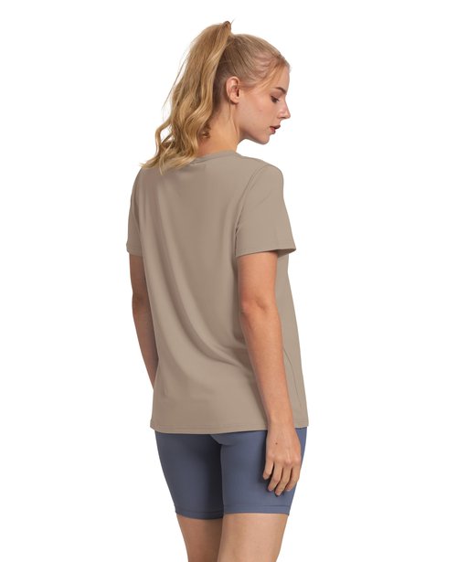 OFEEFAN Womens Summer Tops Hiking Running Active Tops for Women Brown L