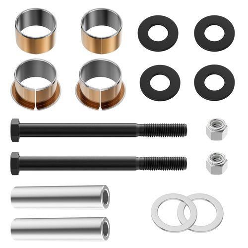 CartClan EZGO TXT/PDS Golf Cart Bushing Spindle King Pin Kit with Bushing Spindle, King Pin Tube, Claw Copper Sleeve, Suitable for 2001-Up EZGO TXT/PDS Golf Cart, Replacement OEM#: 70749G01, 70745G01
