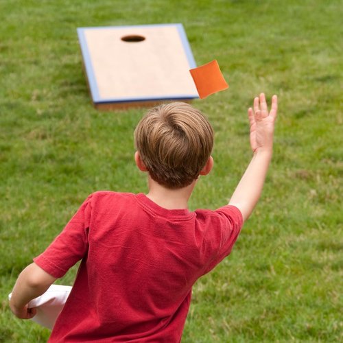 Bean Bags - 10 Pcs Nylon Tossing Bags for Cornhole Games | Perfect for Classroom & Backyard Fun