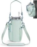Sportsnew Magnetic Gym Bag - Water Bottle Carrier with Strap & Phone Pockets for 40oz Tumblers