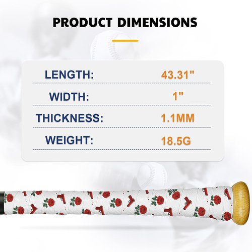 JAYA Bat Grip Tape - 2-Pack Non-Slip PU Wrap | Sweat-Wicking & Breathable Handle Grip, 1100 x 27mm