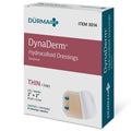 Dynarex Dürma+ DynaDerm™ Hydrocolloid Dressing - Sterile Bordered Wound Patch - Water-Resistant - Flexible Protection - Thin - 2" x 2" - 20 per Box