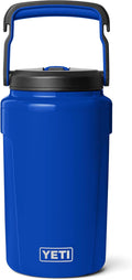 YETI Silo Half Gallon Water Jug - Insulated, Leakproof Sports Bottle with Straw Cap & Fence Hook Handle - Royal Blue