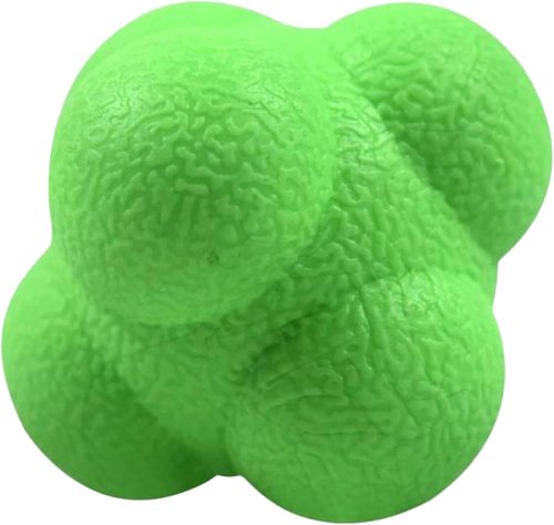 AIRLAXER Reaction Ball - Reflex Training Tool for Hand-Eye Coordination | 2.83 Inch, Pack of 3 (Blue, Grey, Green)