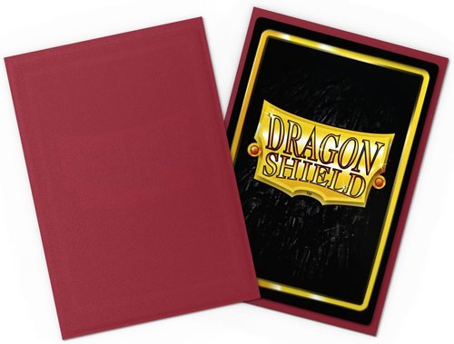 Dragon Shield | Matte Card Sleeves - 60 Count Premium TCG Protection | Blood Red - Smooth & Tough