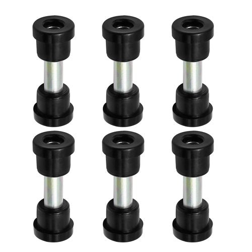 Zreneyfex Rear Leaf Spring Bushing & Sleeves Kits 6 pack Replacement for Club Car DS Golf Cart 1981-up, Replacement for EZGO TXT/Medalist 1994-up