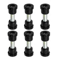 Zreneyfex Rear Leaf Spring Bushing & Sleeves Kits 6 pack Replacement for Club Car DS Golf Cart 1981-up, Replacement for EZGO TXT/Medalist 1994-up