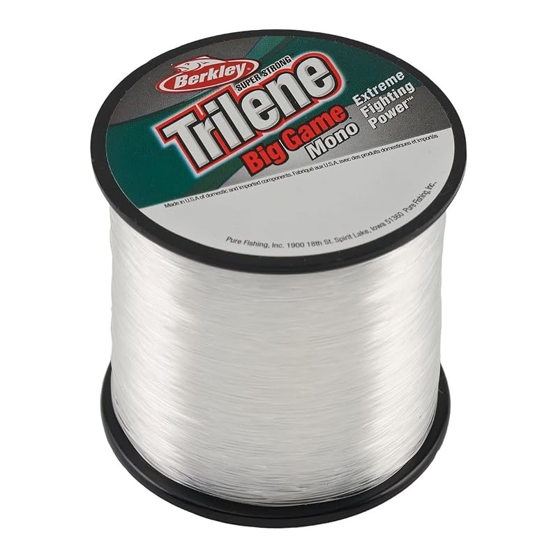 Berkley Trilene Big Game Monofilament Fishing Line, Green, 12lb 1175yd