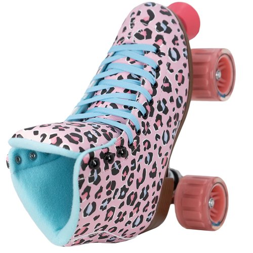 Lenexa Savanna Roller Skates for Ladies - Indoor/Outdoor Quad Skates for Women and Girls (Pink, Ladies 10)