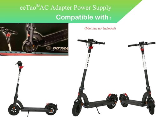 GOTRAX 42V Charger | Compatible with GXL V2, Nano S3 ION, G2-G6, Apex | 1.5A-2A Power Supply Cable