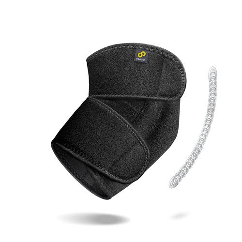Bracoo Elbow Support Brace, Adjustable Compression with Dual Stabilizers Splint for Sprain, Joint Pain Relief, Tendonitis, Tennis-Golfer's Elbow Treatment, Reversible, EP30