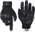 Glove Station Touchscreen Utility Gloves for Men - Hard Knuckle Protection for Motorcycle & Outdoor Work | Black XX-Large