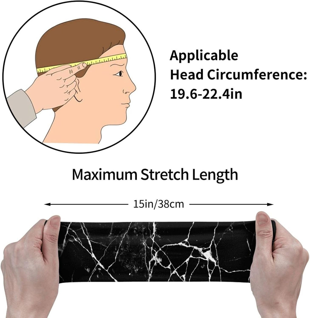 Skiennix Sports Sweatband - Absorbent Headbands for Men & Women | Ideal for Running, Yoga & Fitness