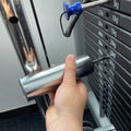 Magnetic Gym Stacked Weight Pin Cable Machine Weight Plate Extender (Length 80mm/3.15inch Diameter 10mm/0.39inch)