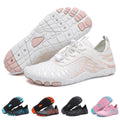 ELETON Barefoot Shoes Women Men Footwear, Wide Toe Box Hiking Zero Drop Non-Slip Quick-Dry River Boat Pool Beach Water Shoes, Lightweight Swimming Running Walking Sneakers Unisex White