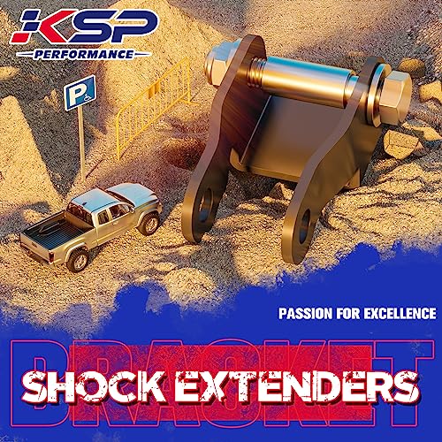 KSP 4-6 Inch Shock Extender Kit for Silverado Sierra 1500 Lowered Trucks 1999-2006
