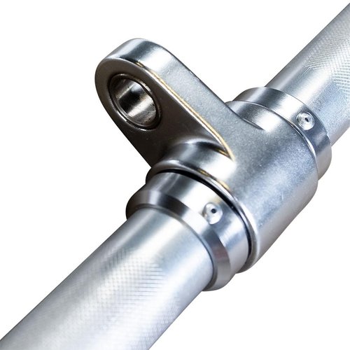 Body-Solid Home Gym Tools (MB148A) Aluminum LAT Pulldown Bar Attachment for Pulley Cable Machine - Straight Arm Lat Pull Down Bar Accessories for Gyms, Strength Workout Equipment, Muscle Building (Chrome)