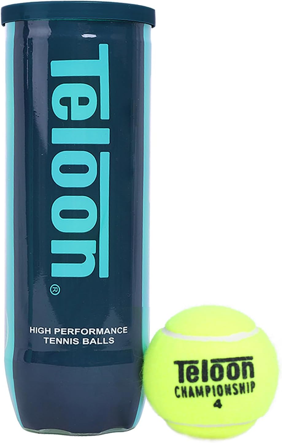 Teloon Championship Tennis Balls - Extra Duty Felt for Enhanced Performance | Pressurized 3-Pack