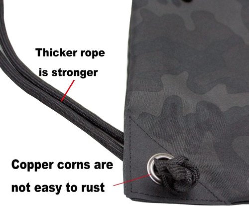 HOLYLUCK Drawstring Backpack | Versatile Sport Gym Sackpack for Active Lifestyles