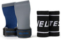 Velites - Official Crossfit® Games Quad Ultra Grips - No Chalk and Smooth Bars - Wristbands and Carry Bag Included - Pull-ups, Muscle-ups and Toes to bar
