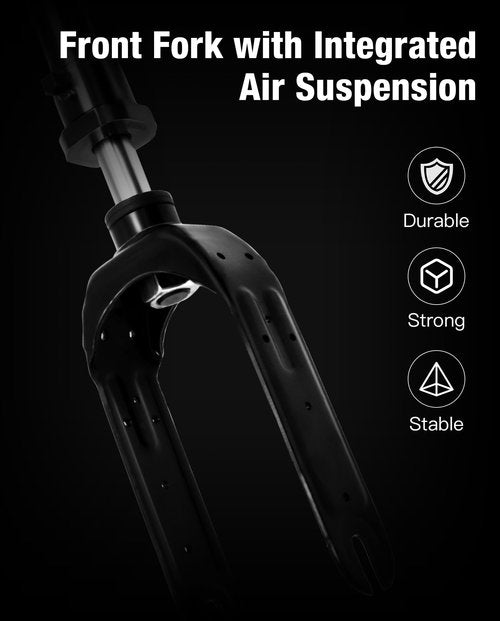 NEW VERSION Front Fork Shock Absorber Compatible with Ninebot by Segway Max G2 G65 KickScooter Suspension mechanism with hydraulic damper Aluminum Alloy Fork G2 Scooter Original Accessories