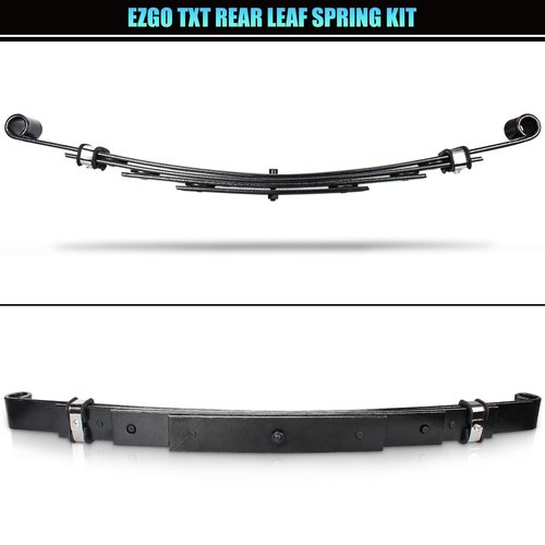 Geggkake Heavy Duty EZGO TXT Rear Leaf Spring Bushings & Sleeves Kit, Fits 1994-Up Golf Cart - 4 Leaf