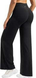 Willit Women's High Waist Yoga Leggings - Buttery Soft Straight Leg Workout Pants | Comfortable Fit